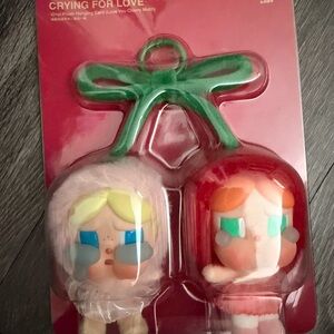 Crying for Love Vinyl Plush Hanging Card — Cherry Duo